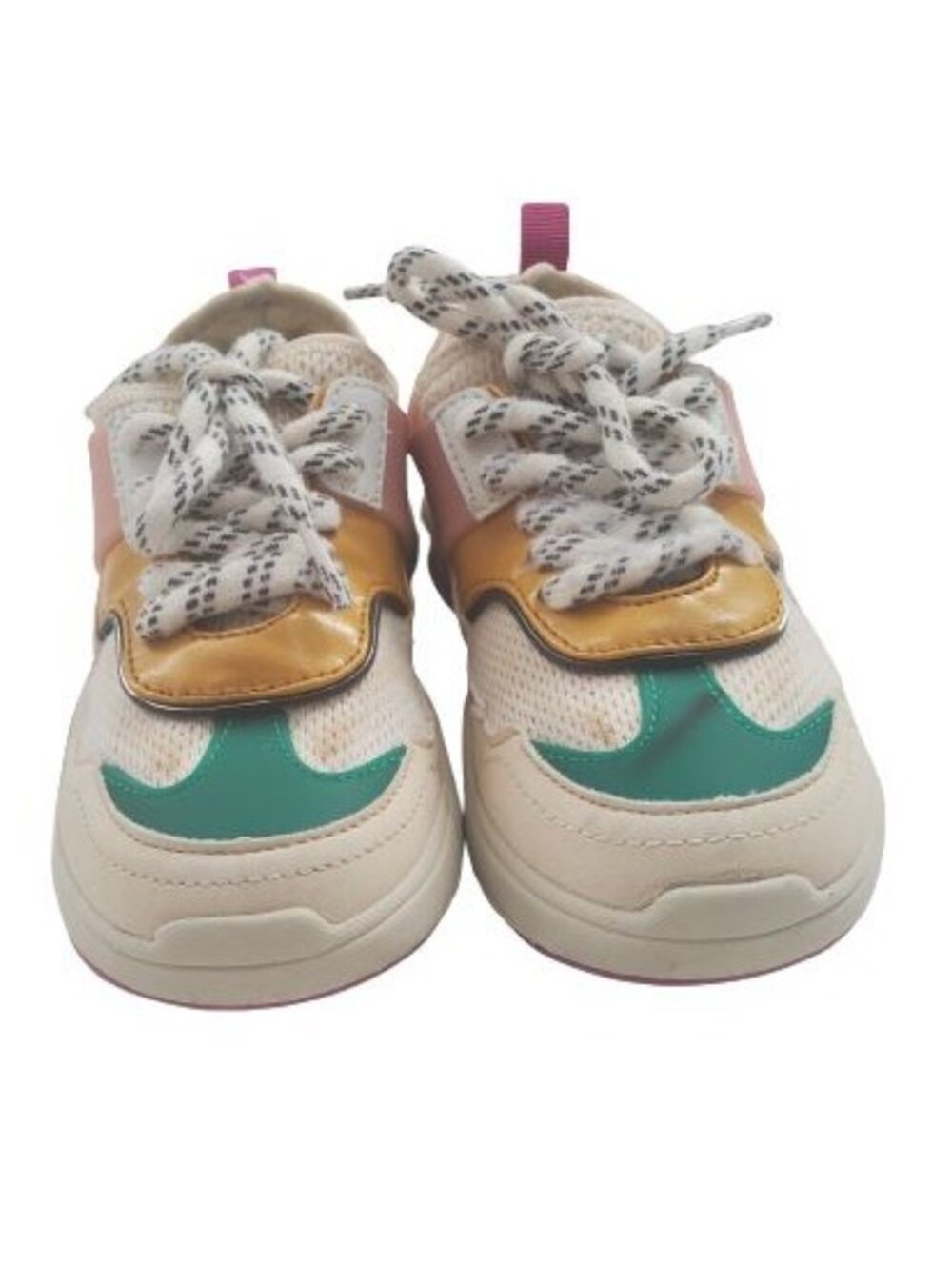Zara Kids Girls Unisex Multicolored Colorblock Lace Up Sneakers Size EU-31/US-13 - Picture 8 of 14